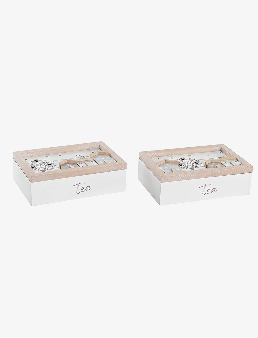 CAJA INFUSIONES MDF 24X16X7,5 2 SURT